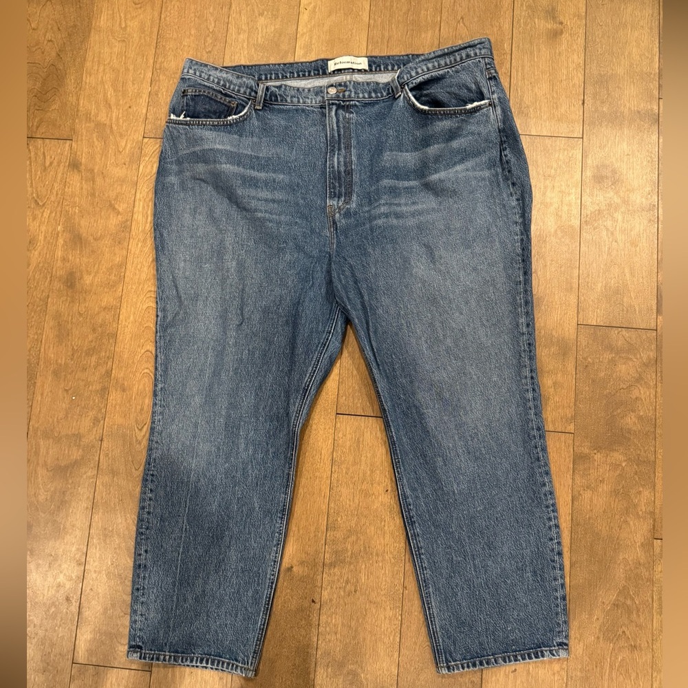 Reformation Julia High Cigarette Jean size 20
